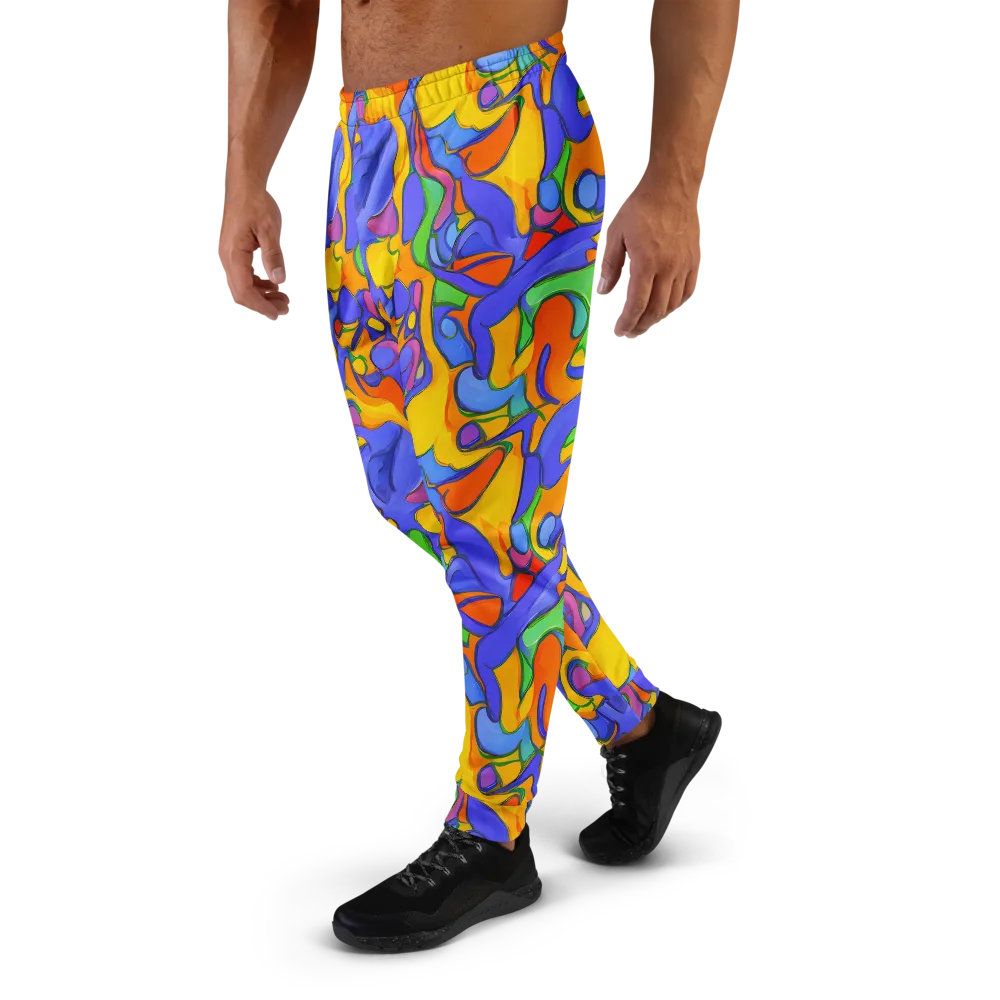 Joffe Swirl on Men's Joggers — Left