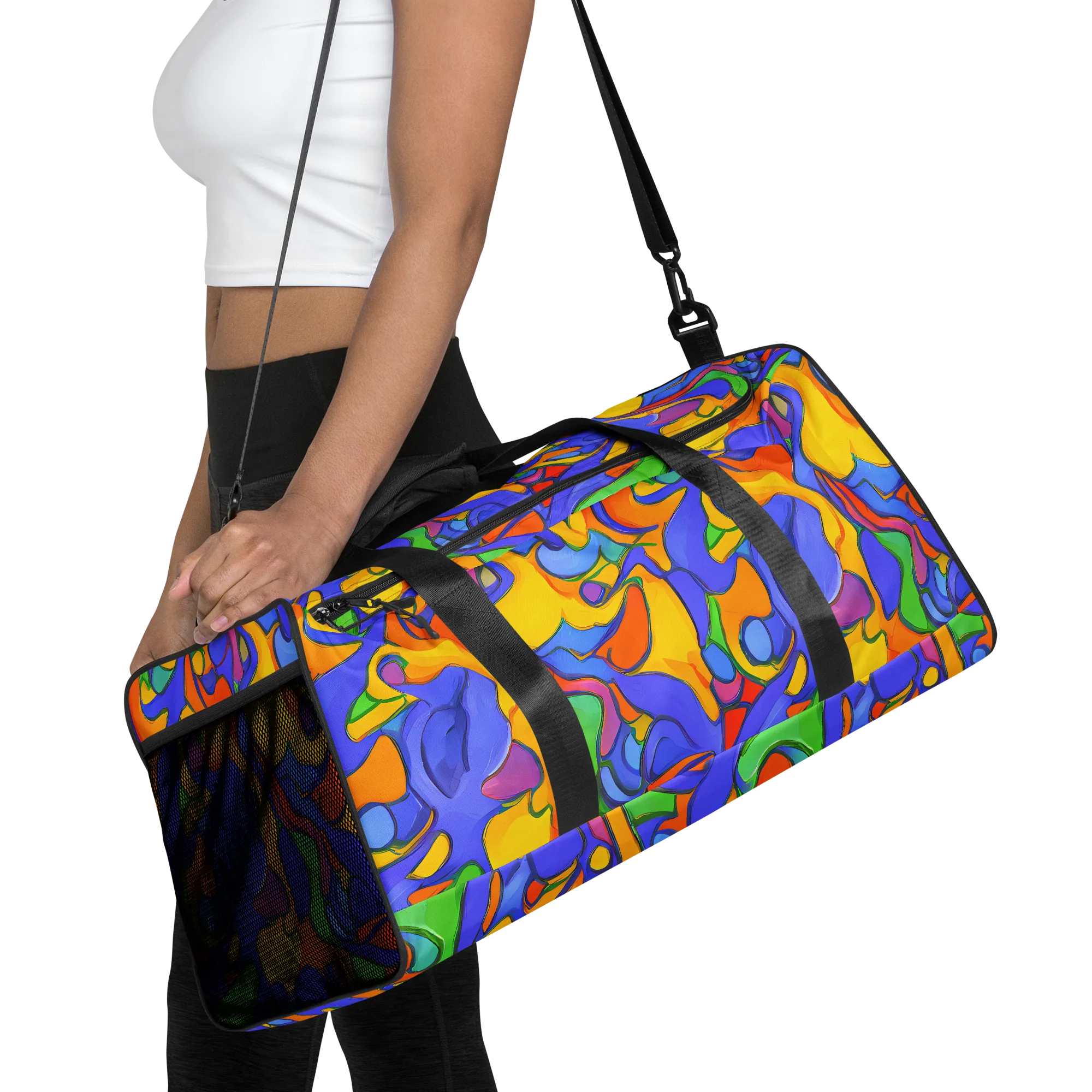 Joffe Swirl on Duffle Bag — Front