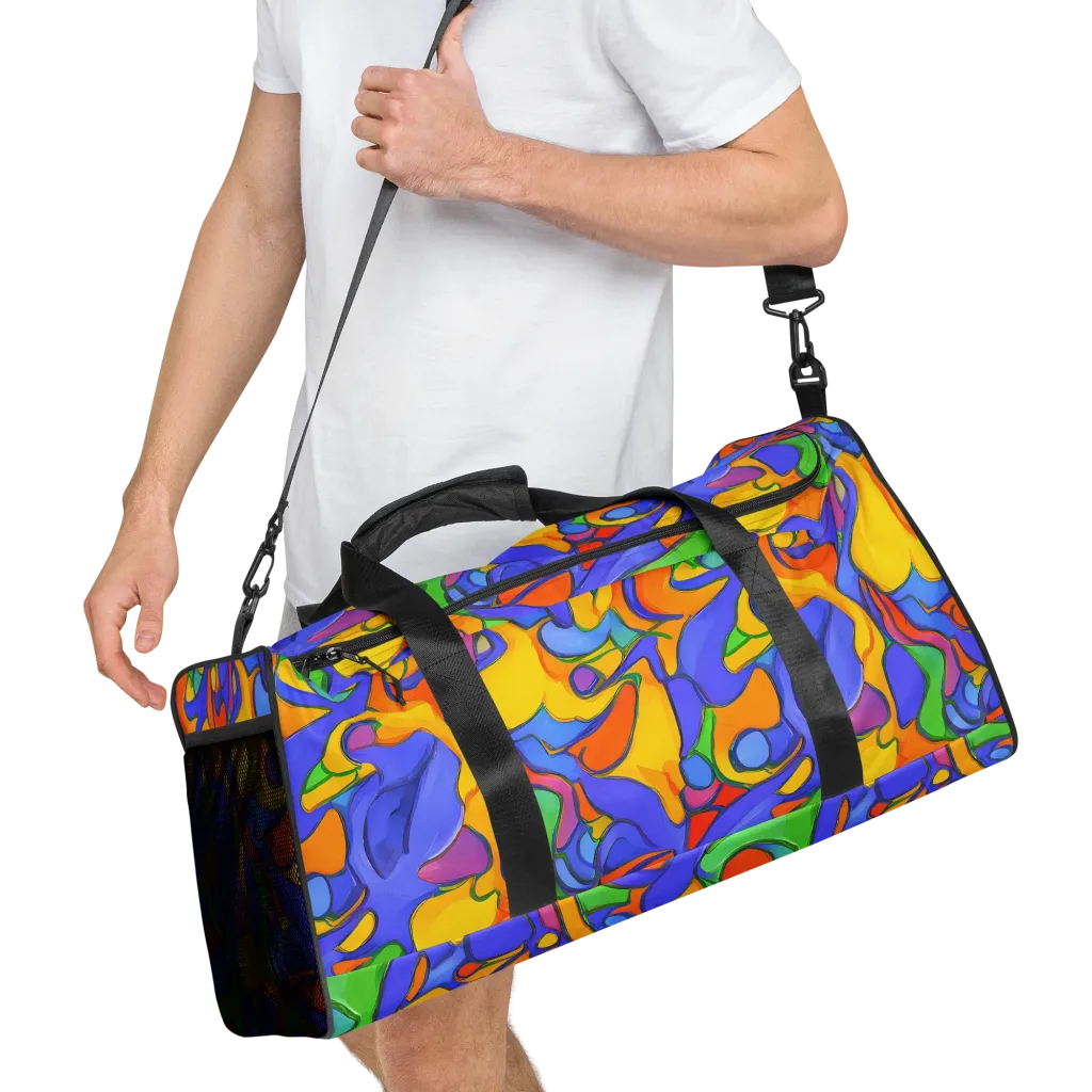 Joffe Swirl on Duffle Bag — Right Front
