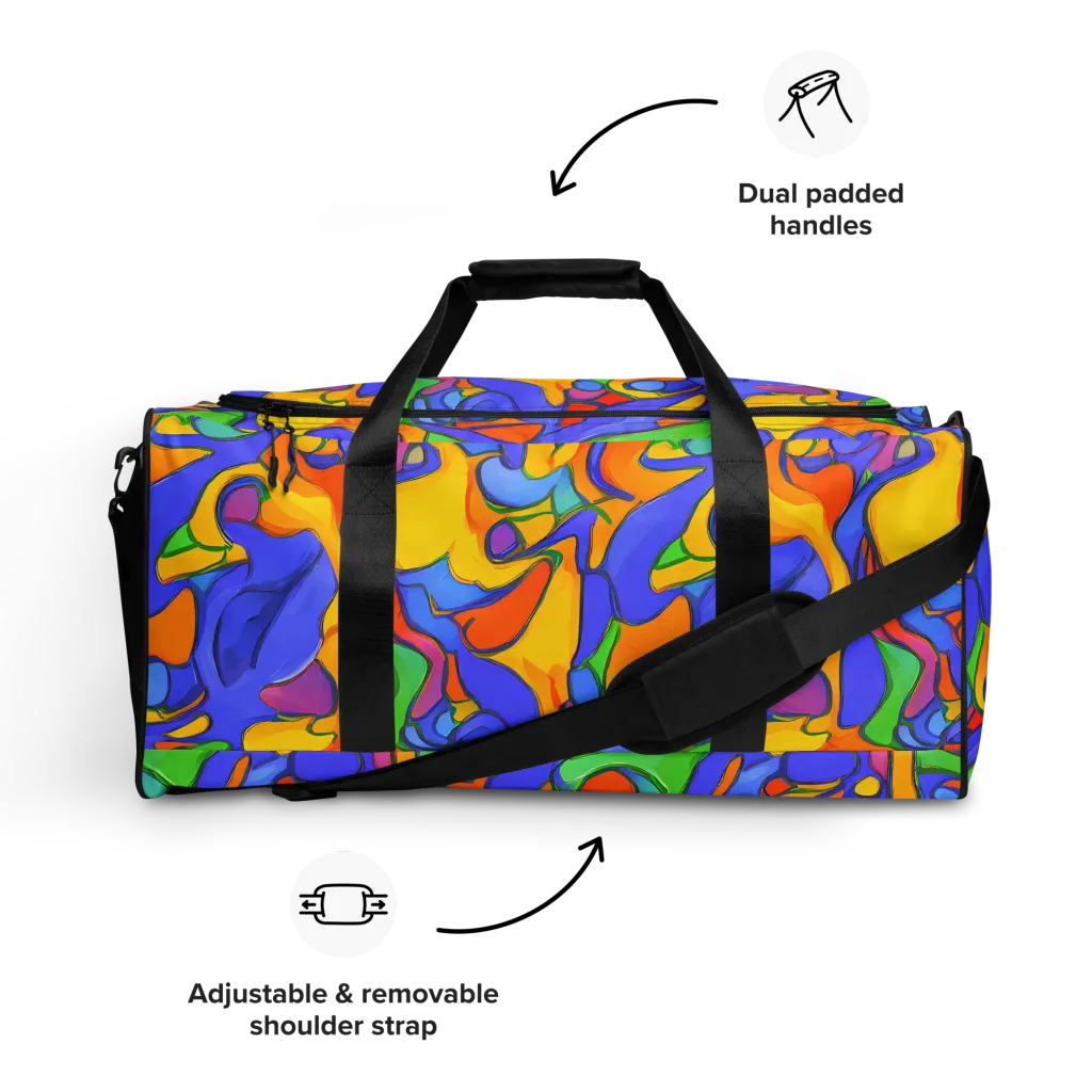 Joffe Swirl on Duffle Bag — Front
