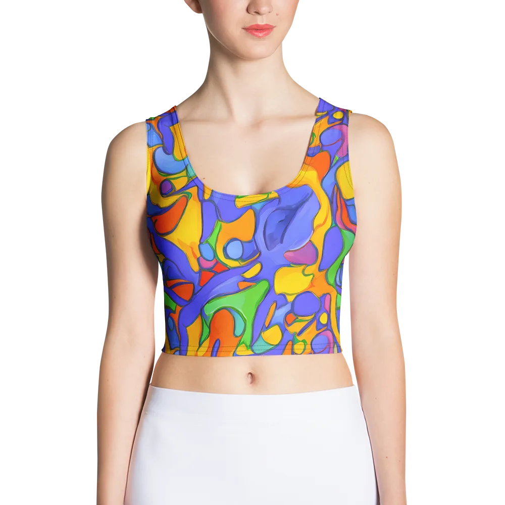 Joffe Swirl on Crop Top — Front