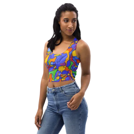 Joffe Swirl on a Crop Top