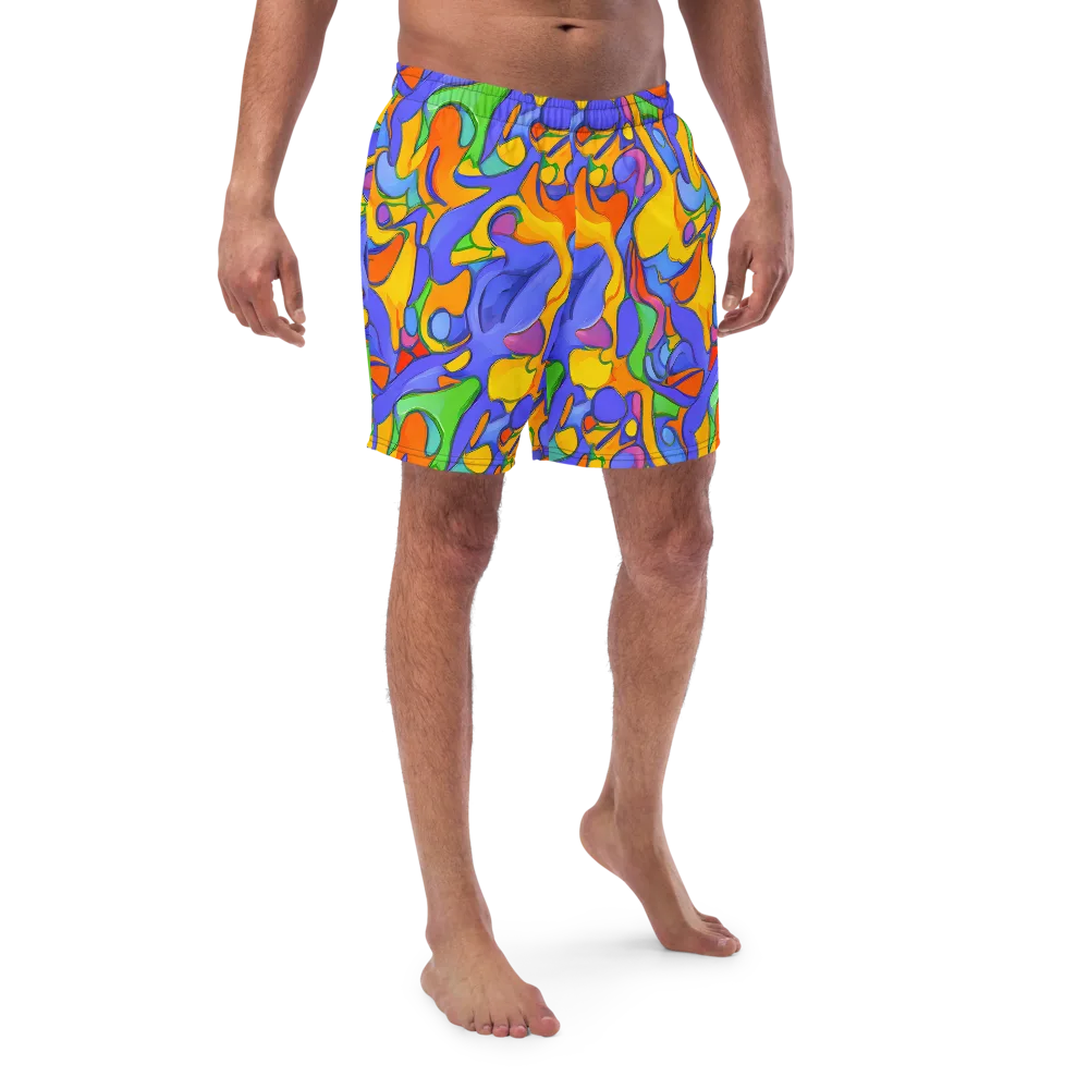 Joffe Swirl on Swim Trunks — Front