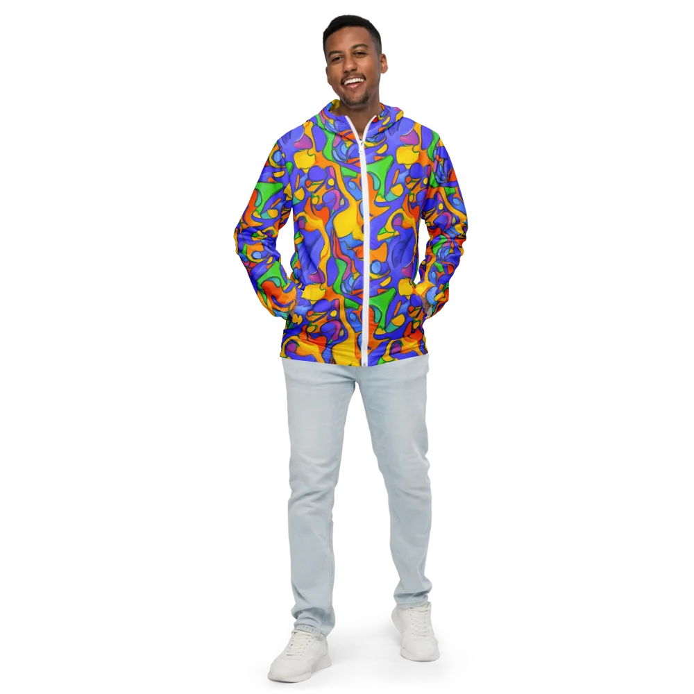 Joffe Swirl on Men's Windbreaker — Front