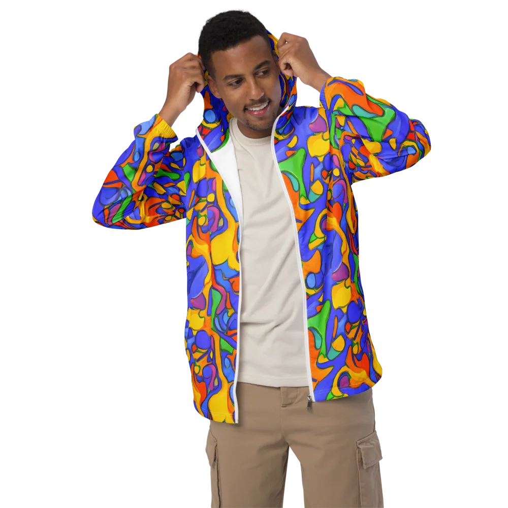 Joffe Swirl on Men's Windbreaker — Front