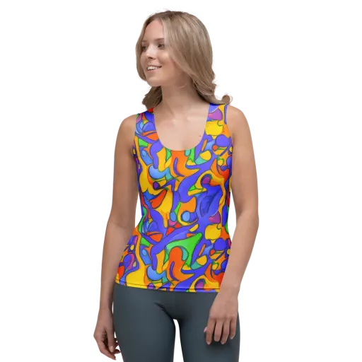 Joffe Swirl on a Women's Tank Top