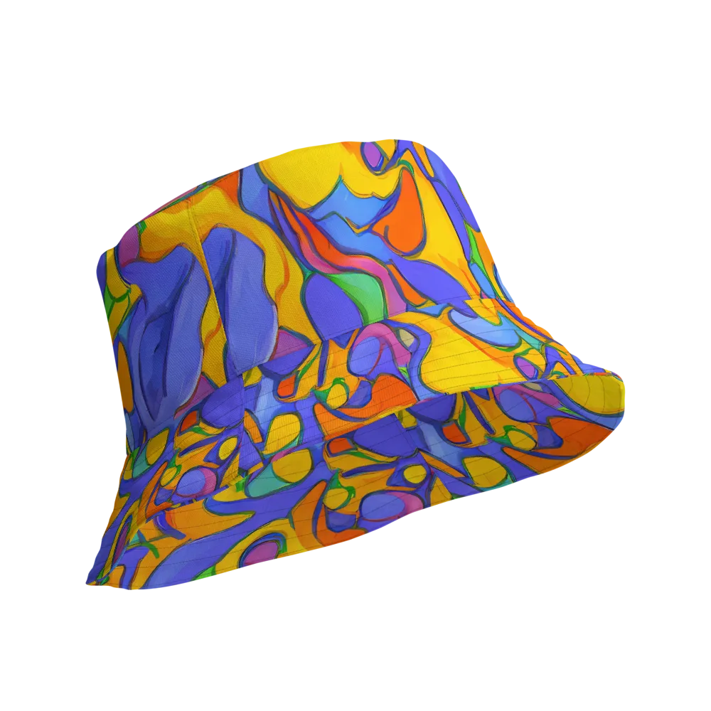 Joffe Swirl on Reversible Bucket Hat — Product details Outside