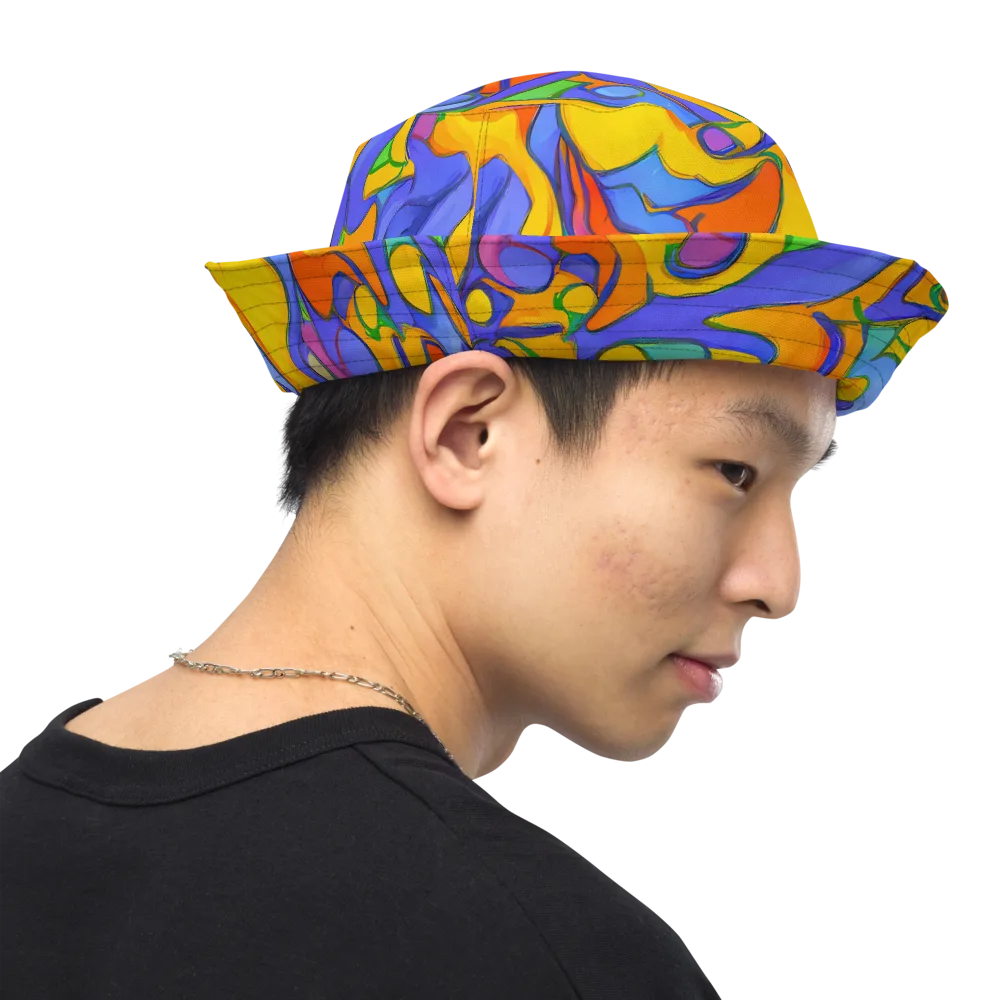 Joffe Swirl on Reversible Bucket Hat — Right Outside