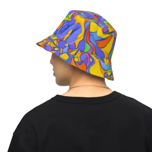 Joffe Swirl on a Reversible Bucket Hat