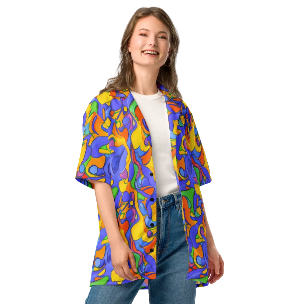 Joffe Swirl on Button Shirt — Front