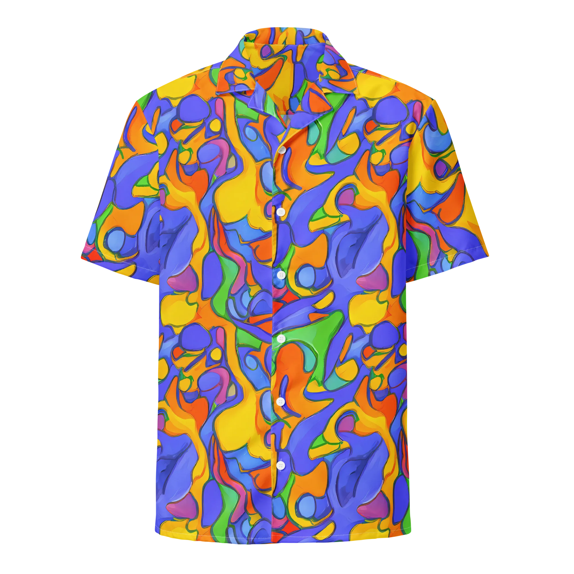 Joffe Swirl on Button Shirt — Front