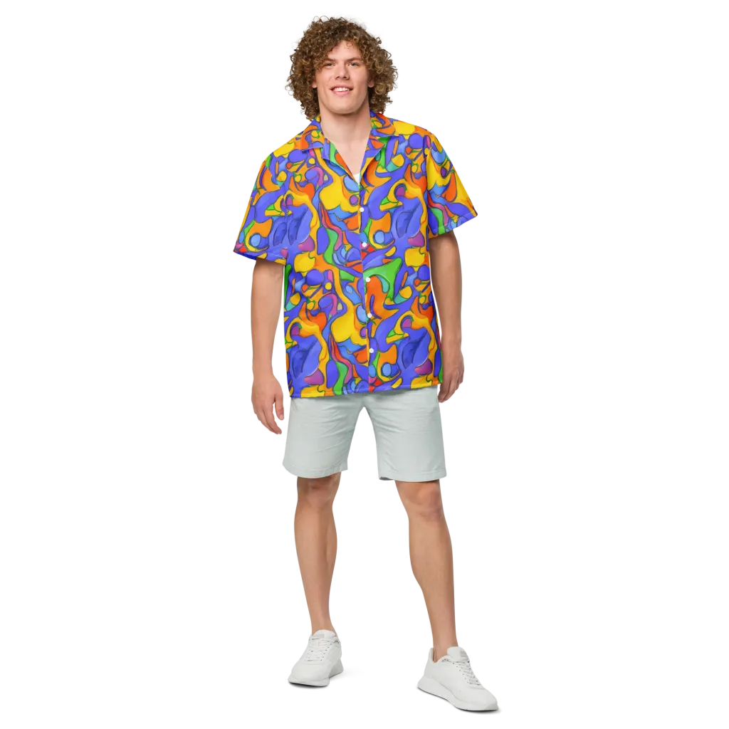 Joffe Swirl on Button Shirt — Front