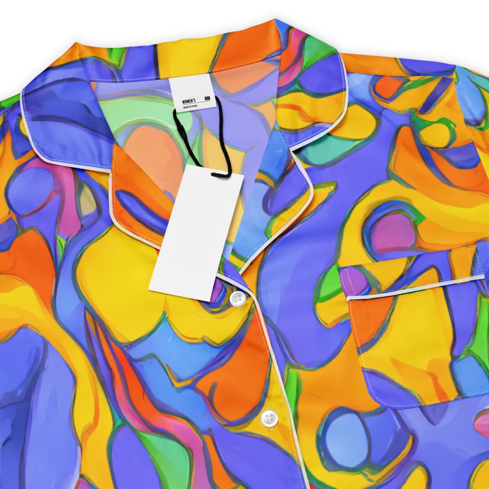 Joffe Swirl on Women's Short Sleeve Pajama Top — Product details