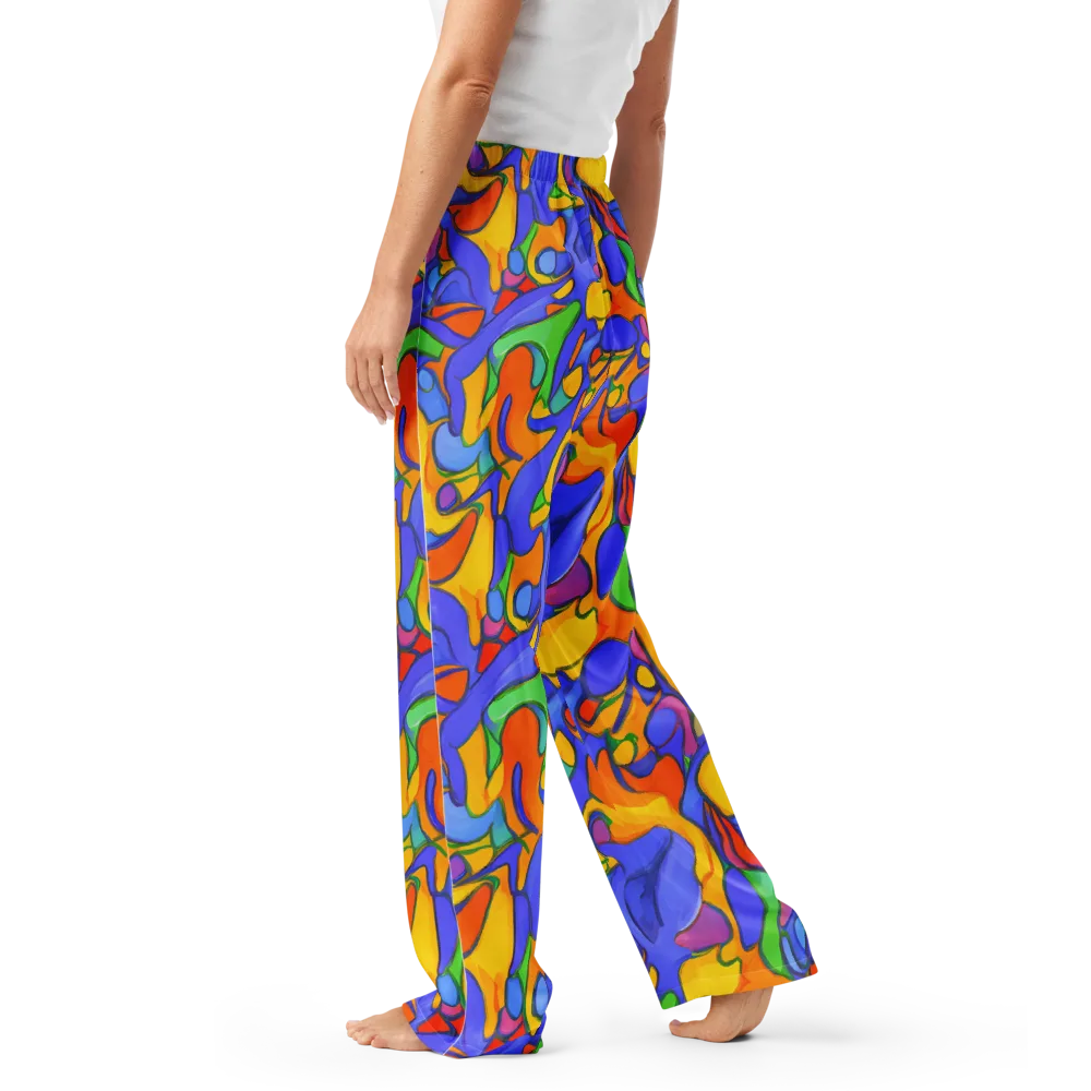Joffe Swirl on Women's Pajama Pants — Left