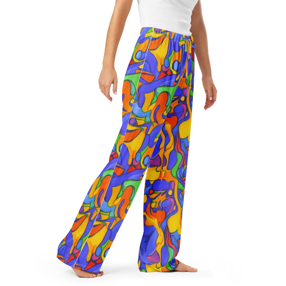 Joffe Swirl on Women's Pajama Pants — Right Front