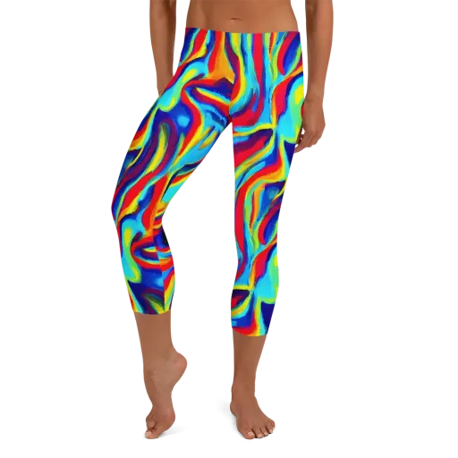 Stael Swirls on a Capri Leggings