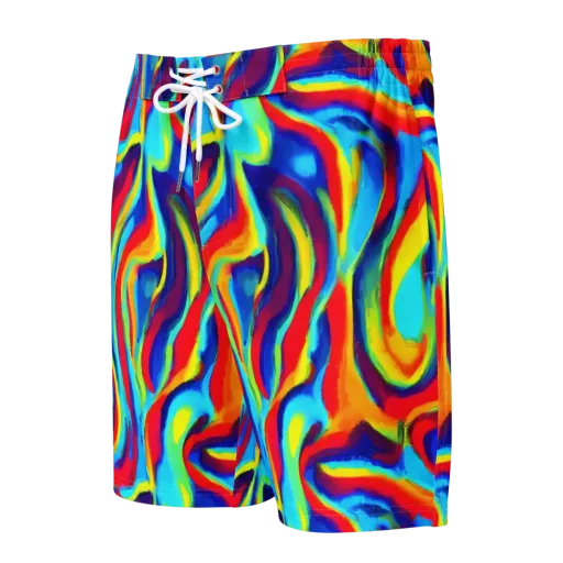 Stael Swirls on a Men's Board Shorts