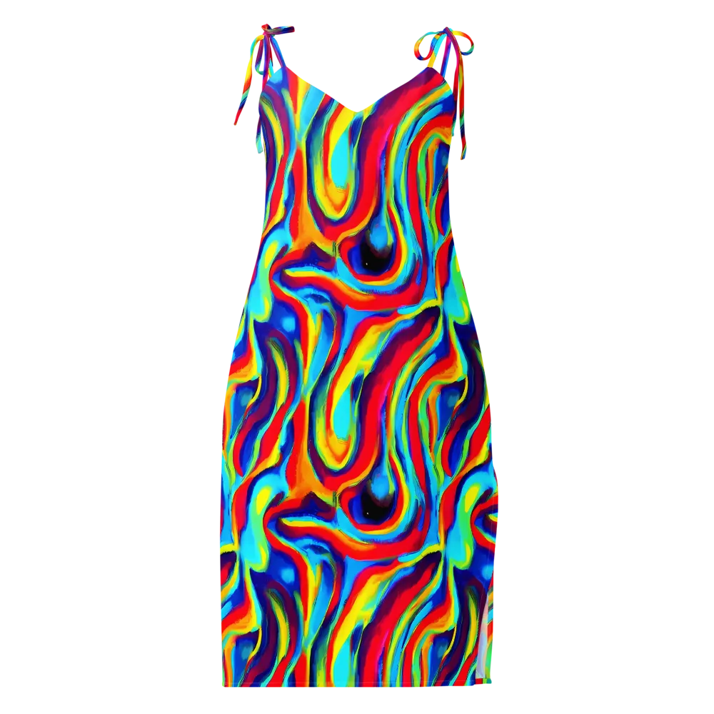 Stael Swirls on Slip Dress — Front