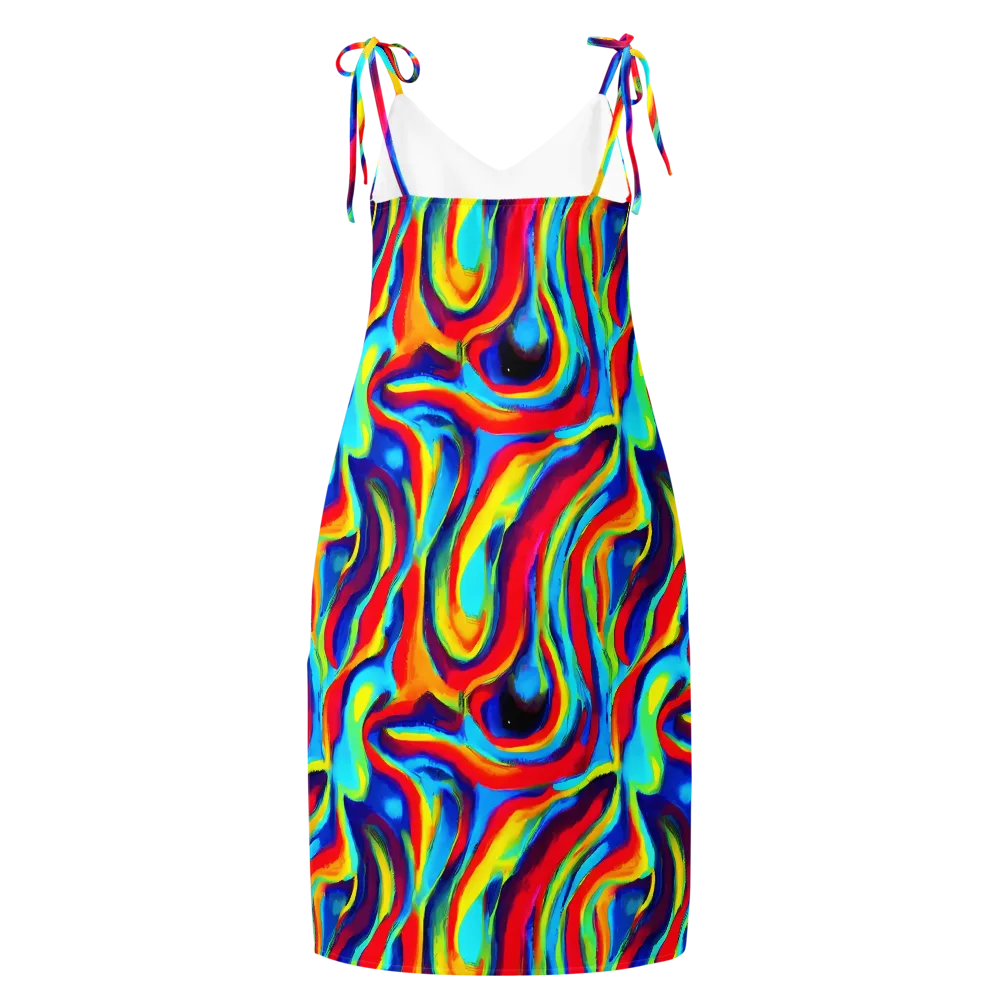 Stael Swirls on Slip Dress — Back
