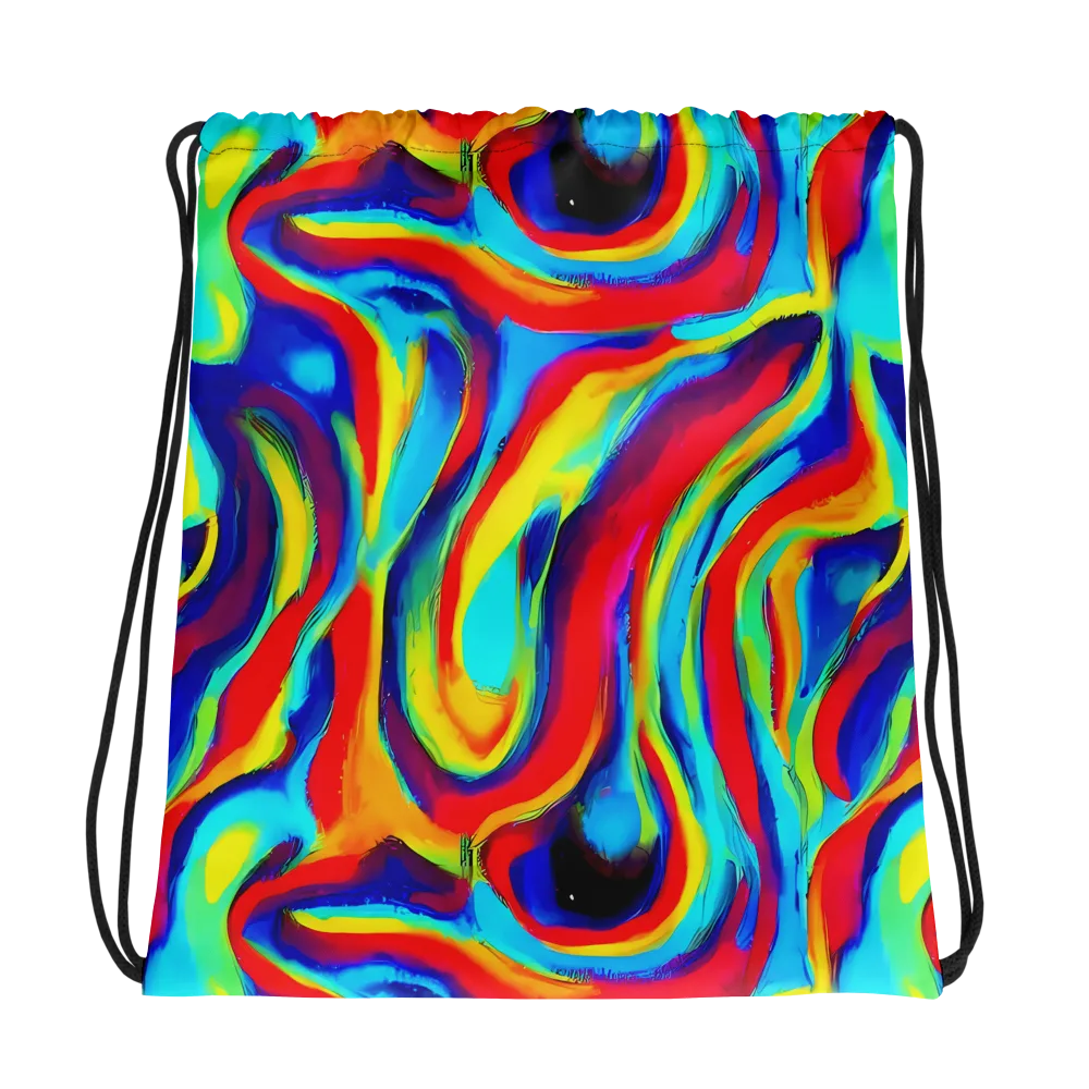 Stael Swirls on Drawstring Bag — Photo