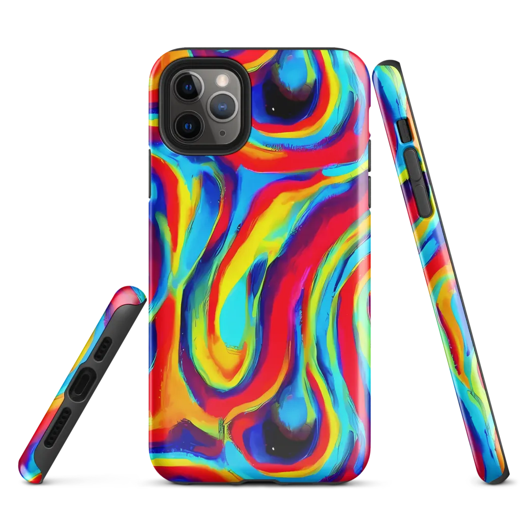 Stael Swirls on Tough Case for iPhone® — Front