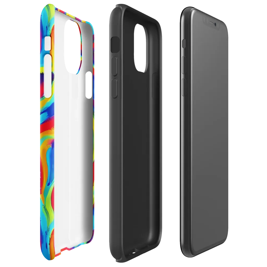Stael Swirls on Tough Case for iPhone® — Right