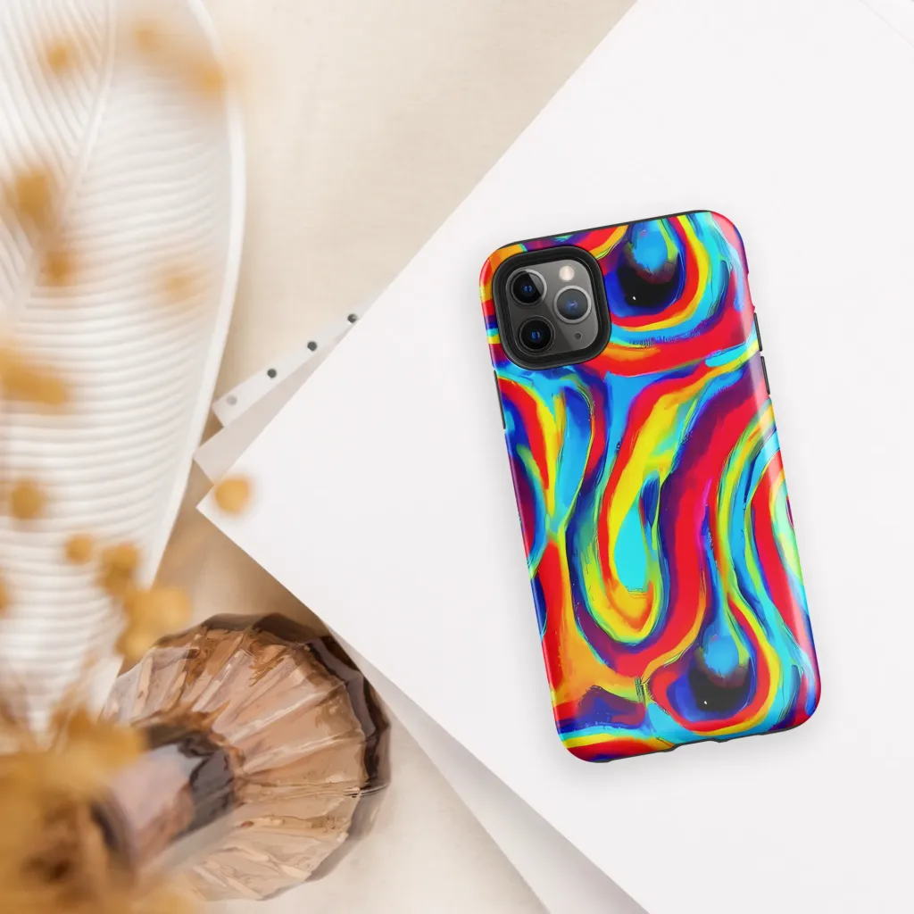 Stael Swirls on Tough Case for iPhone® — Front