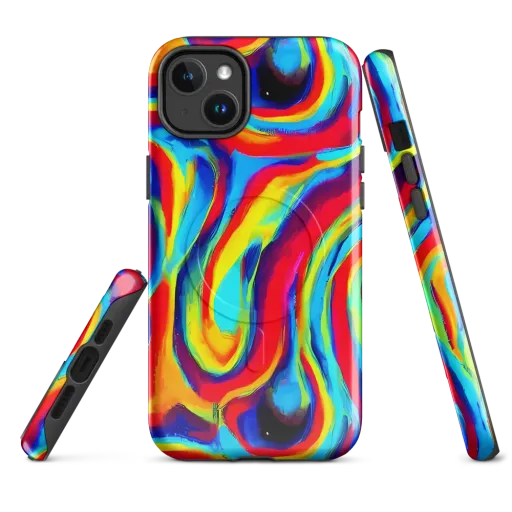 Stael Swirls on a MagSafe Tough Case for iPhone®