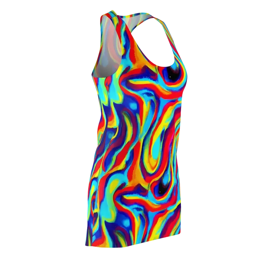 Stael Swirls on Racerback Dress — Front Side