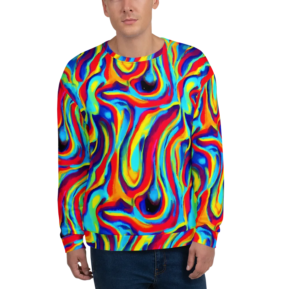 Stael Swirls on Sweatshirt — Front