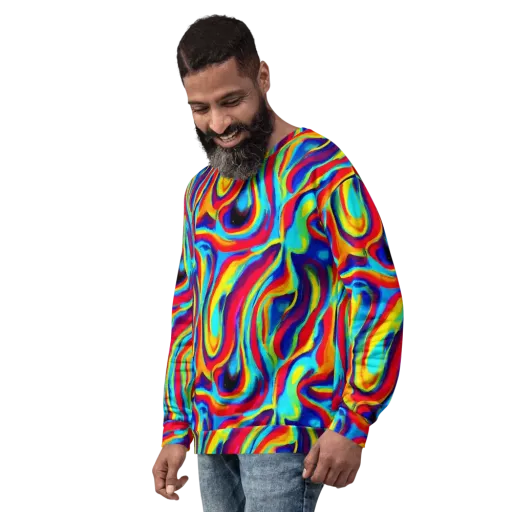 Stael Swirls on a Sweatshirt