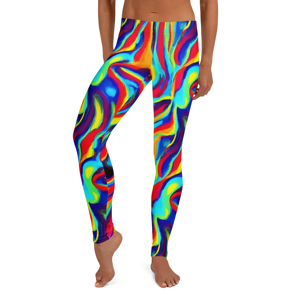Stael Swirls on Leggings — Front