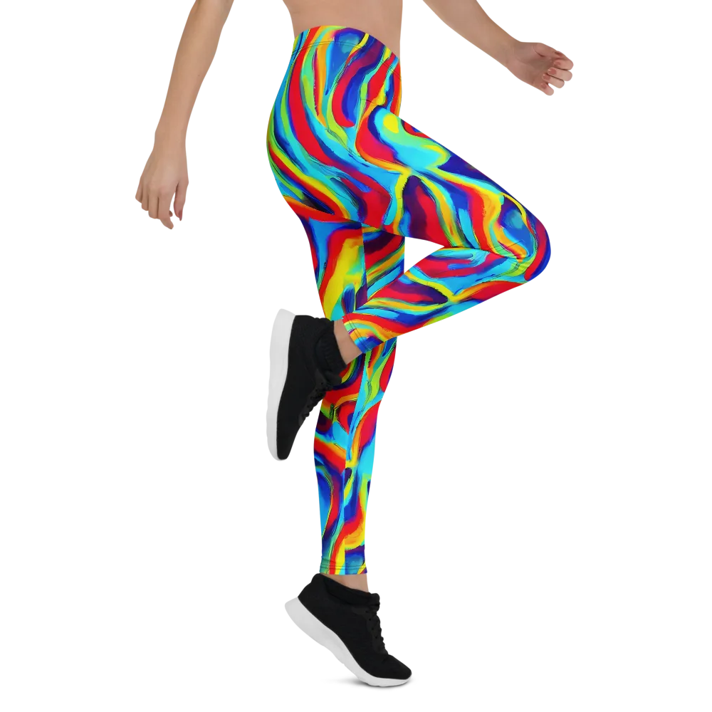 Stael Swirls on Leggings — Right