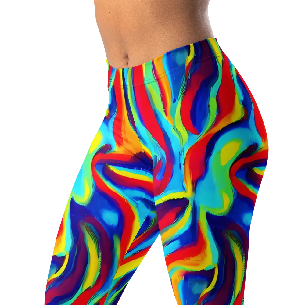 Stael Swirls on Leggings — Left Front