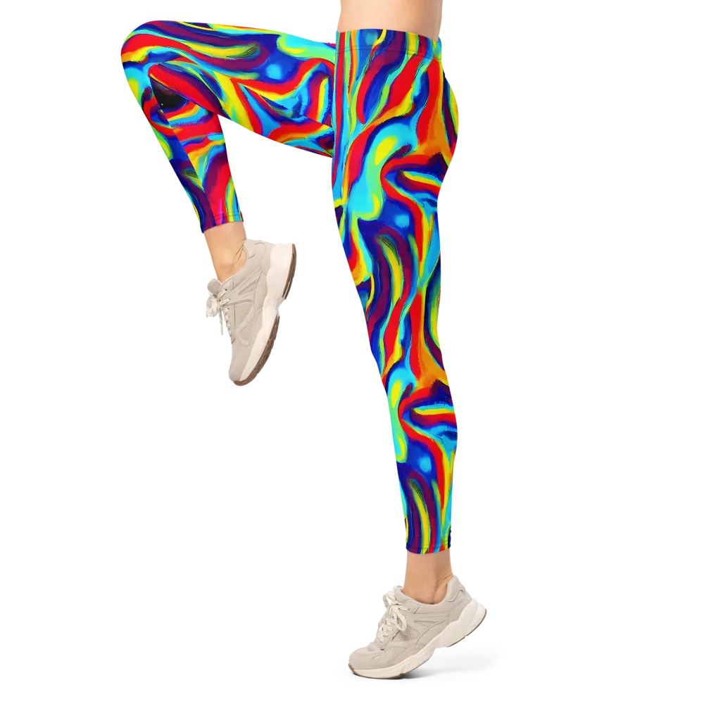 Stael Swirls on Leggings — Left