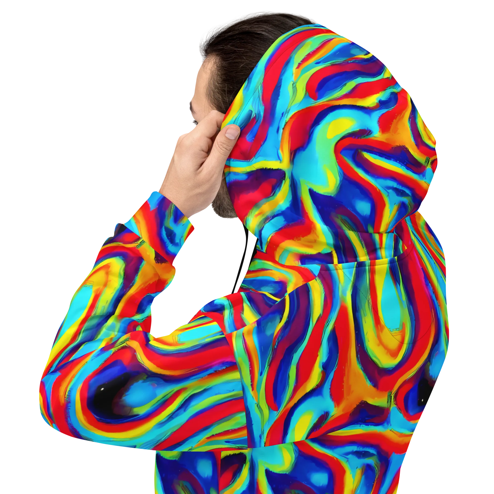 Stael Swirls on Hoodie — Back