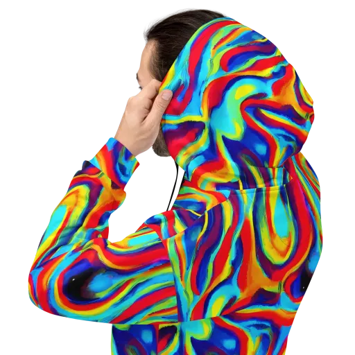Stael Swirls on a Hoodie