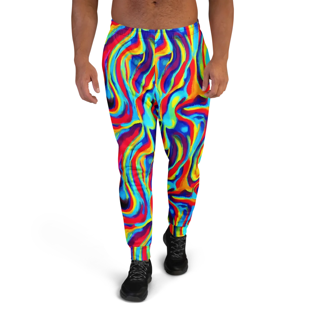 Stael Swirls on Men's Joggers — Front