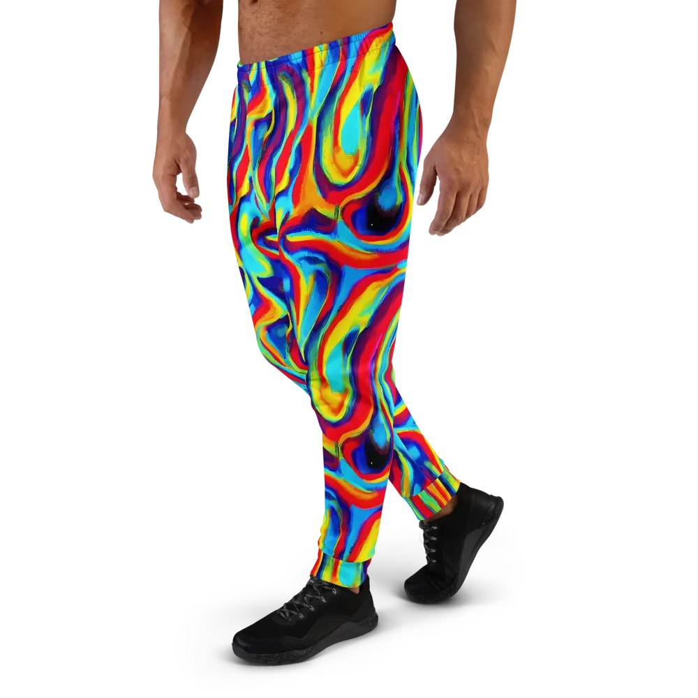 Stael Swirls on Men's Joggers — Left
