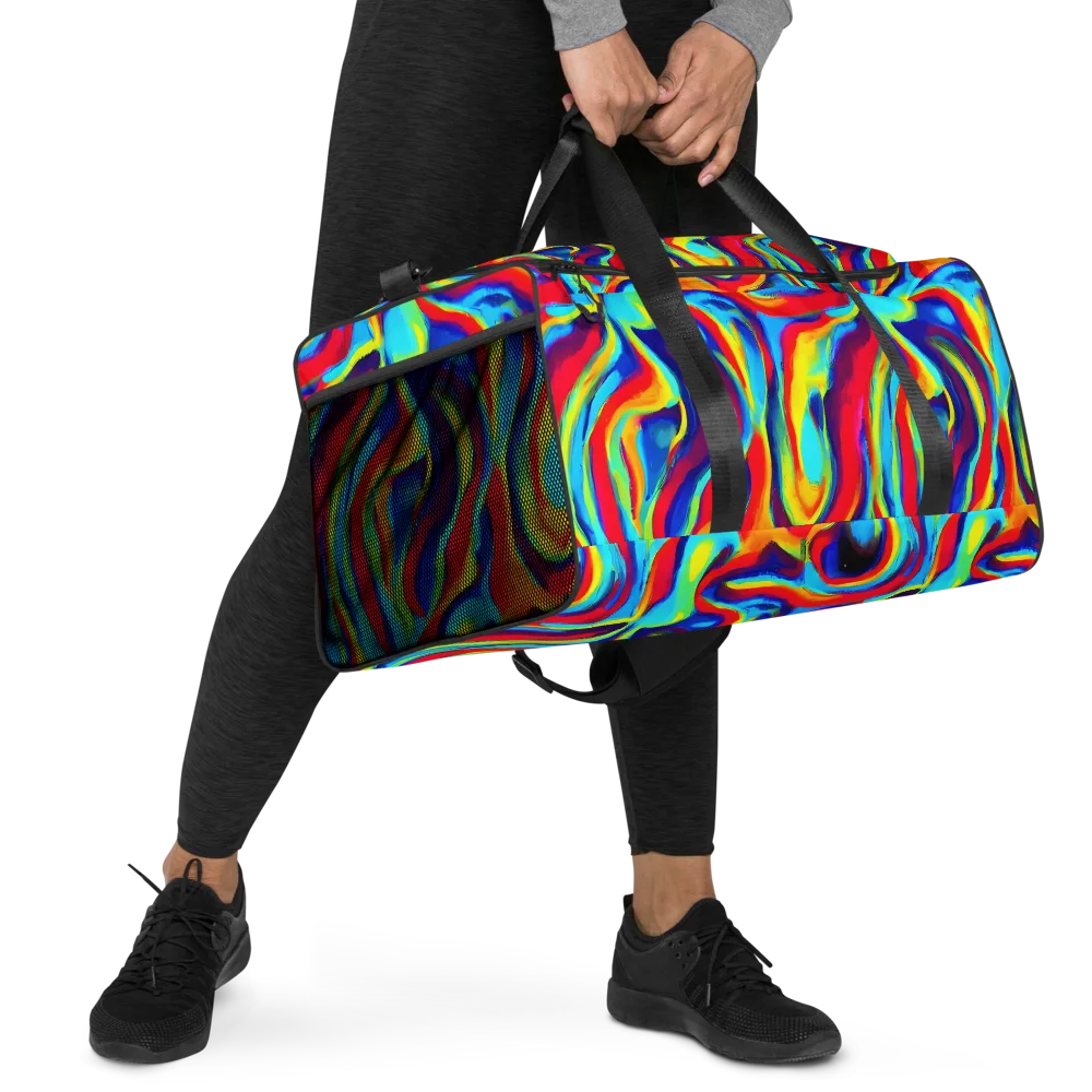 Stael Swirls on Duffle Bag — Right Front
