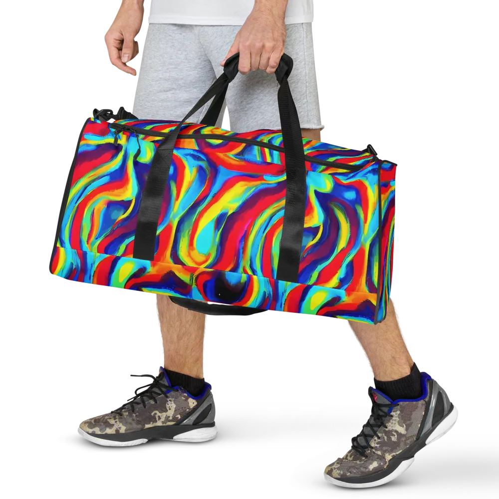 Stael Swirls on Duffle Bag — Front
