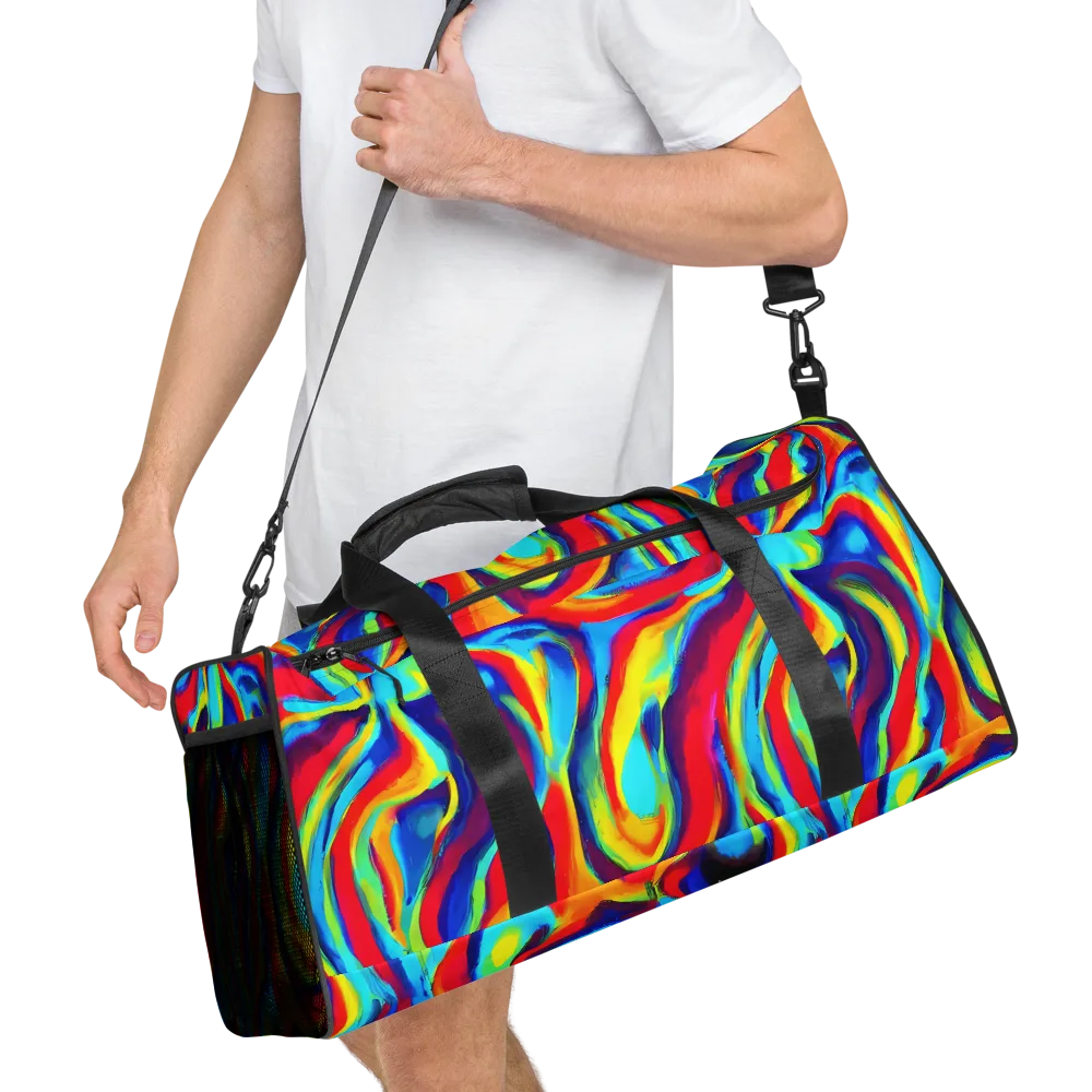 Stael Swirls on Duffle Bag — Right Front