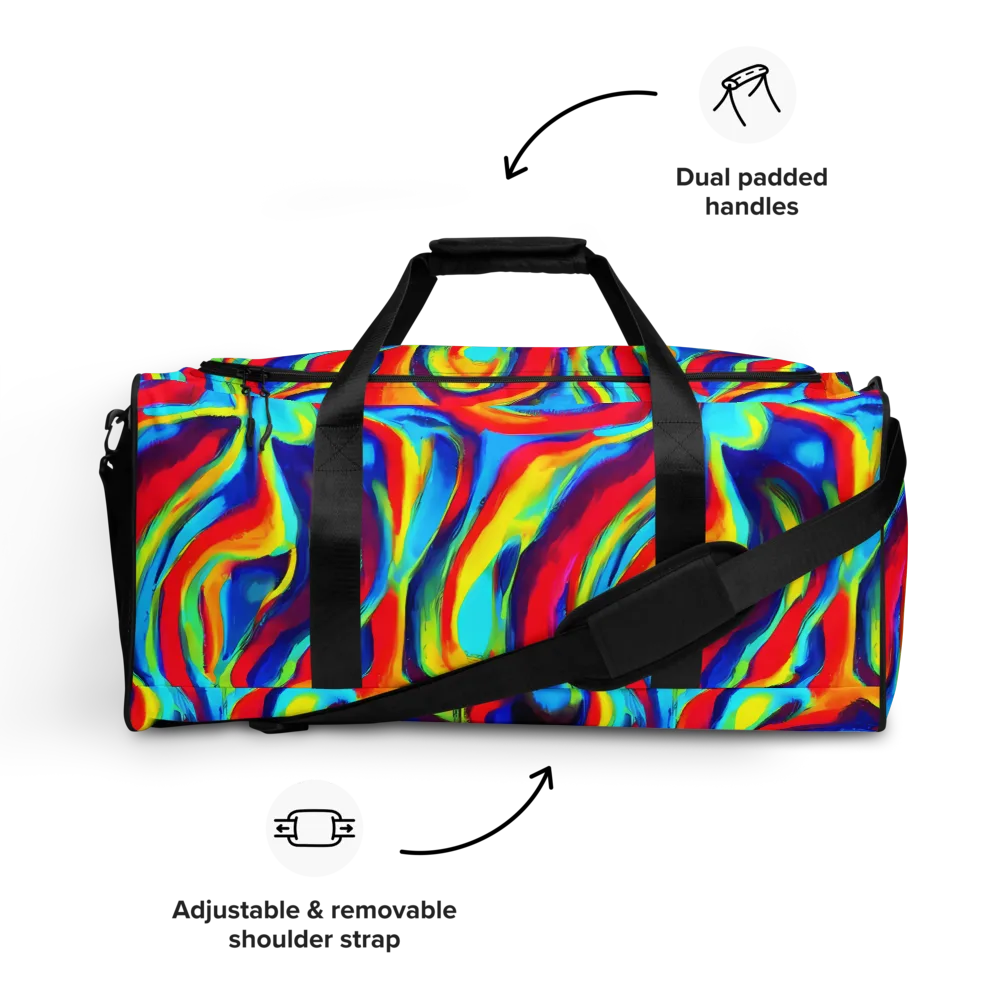 Stael Swirls on Duffle Bag — Front
