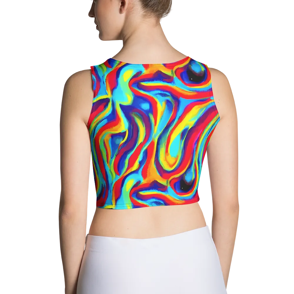 Stael Swirls on Crop Top — Back
