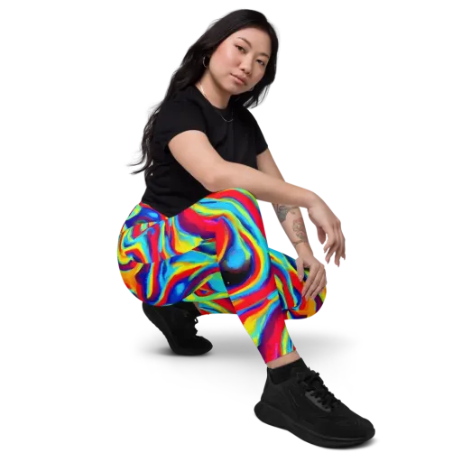 Stael Swirls on a Leggings with Pockets
