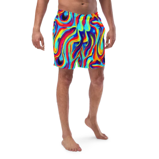 Stael Swirls on a Swim Trunks