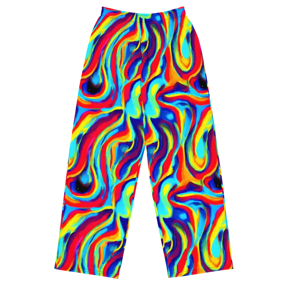 Stael Swirls on Wide-Leg Pants — Front