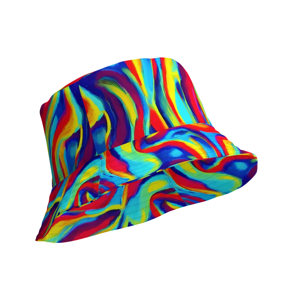 Stael Swirls on Reversible Bucket Hat — Product details Outside