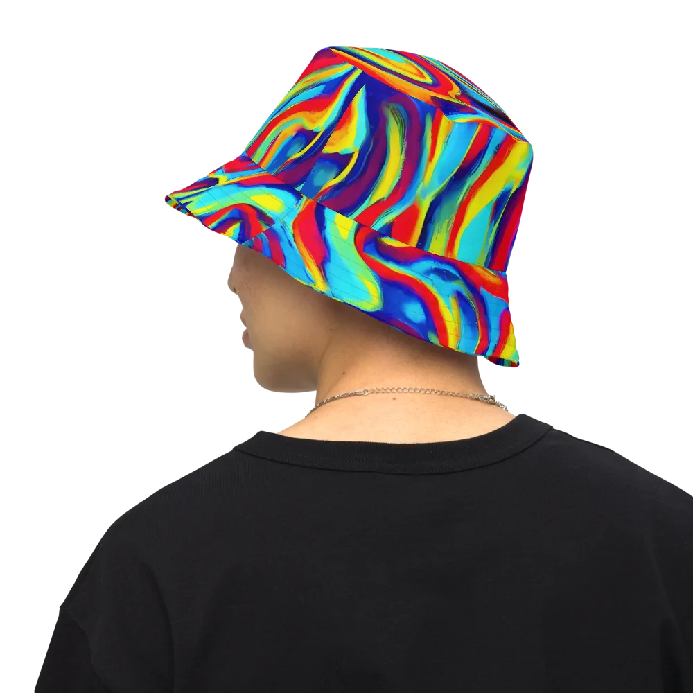 Stael Swirls on Reversible Bucket Hat — Back Inside