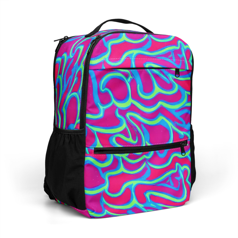 Aquatic Ember on Utility Backpack — Right Front